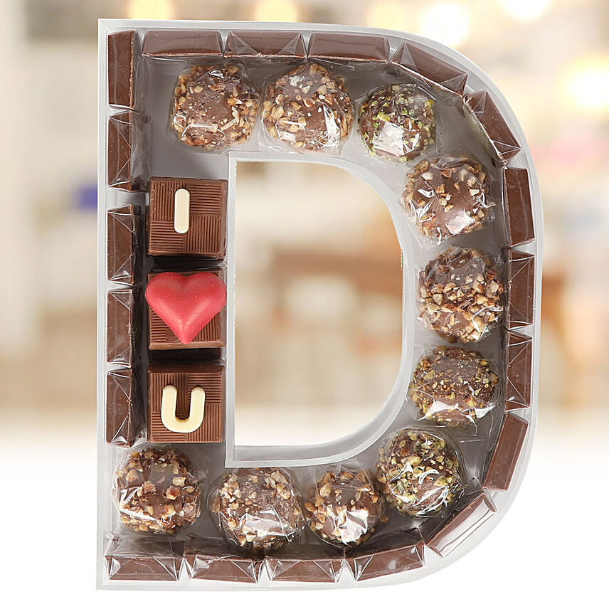 The Letter Collection Chocolates I Love You D