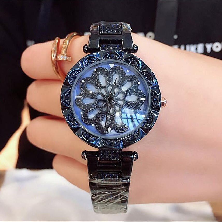 Czech Crystal Blue Watch