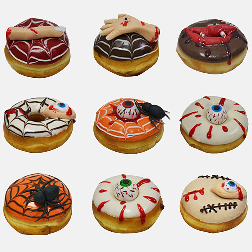 Halloween Donuts 9Pcs