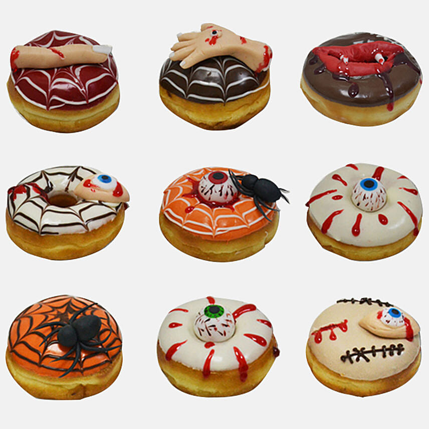 Halloween Donuts 9Pcs