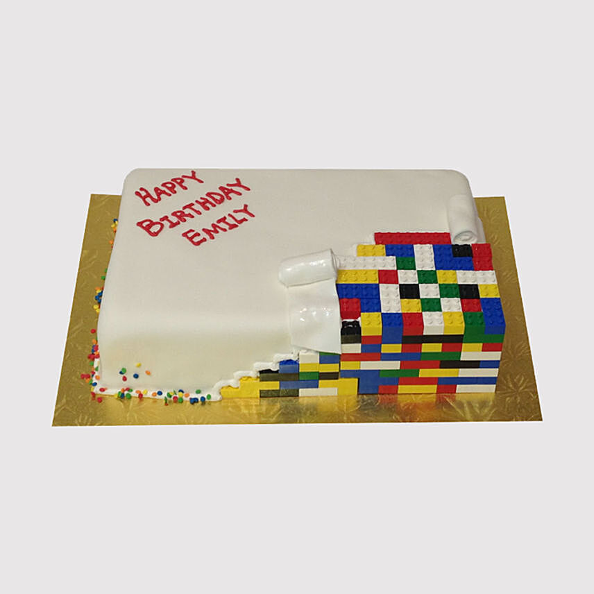 Colourful Lego Truffle Cake