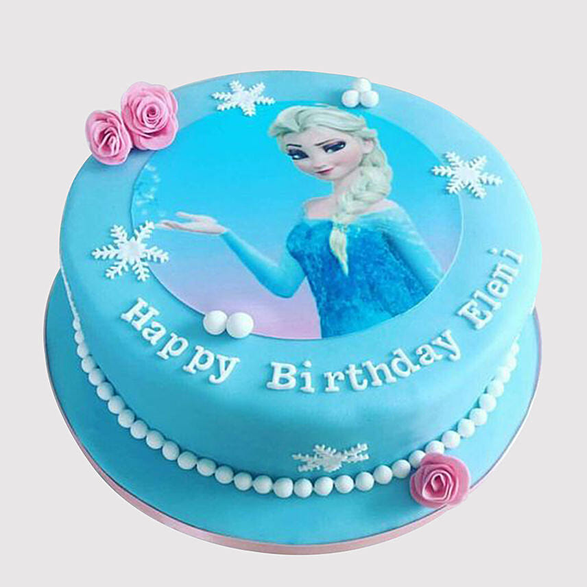 Elsa From Frozen Truffle Cake