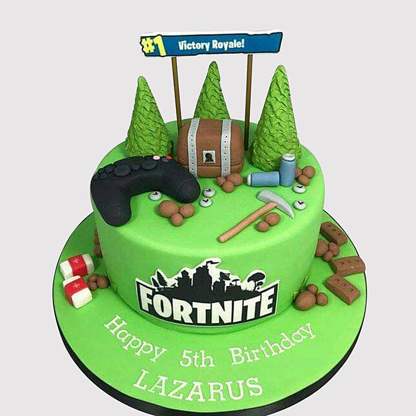 Online Fortnite Victory Royale Marble Cake Gift Delivery In Uae Ferns N Petals