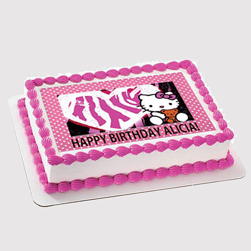 Hello Kitty Truffle Photo Cake