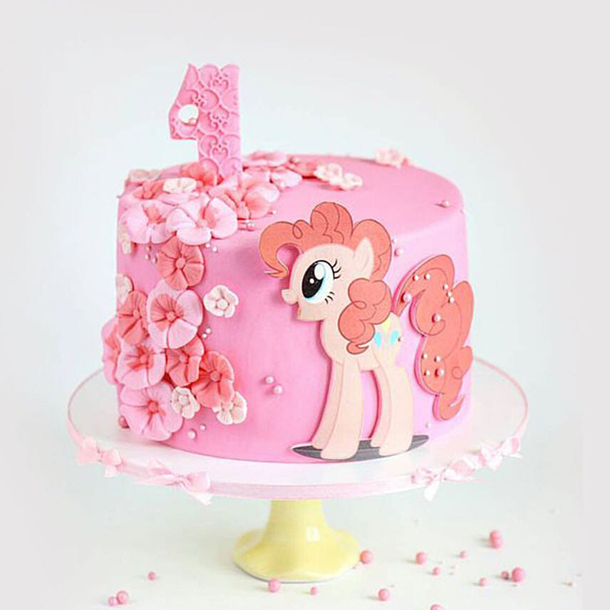 My Little Pony Pinkie Pie Vanilla Cake