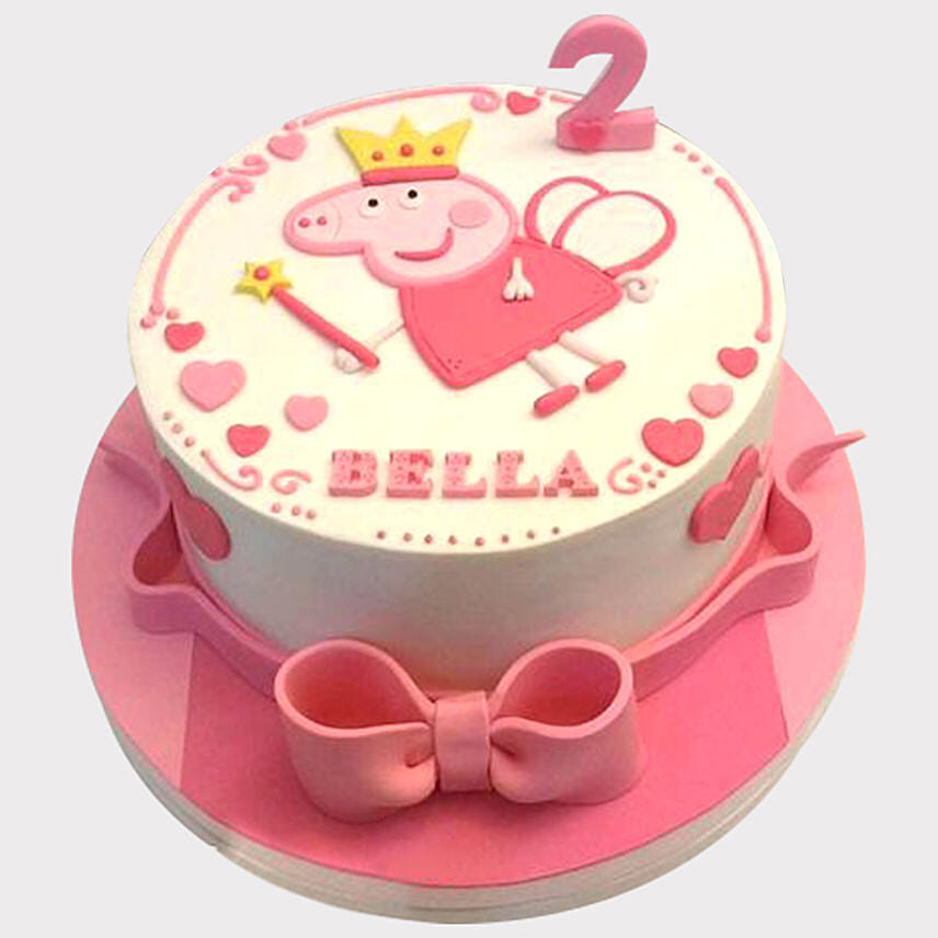 Peppa Pig Fondant Cake Butterscotch