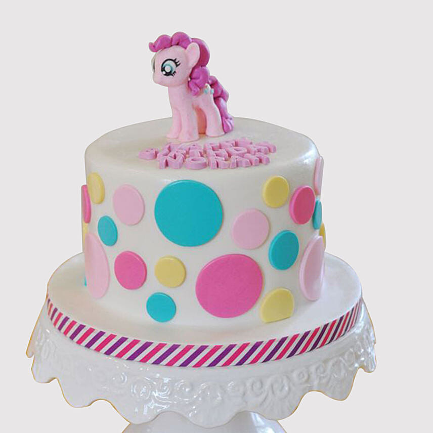 Pinkie Pie Little Pony Truffle Cake