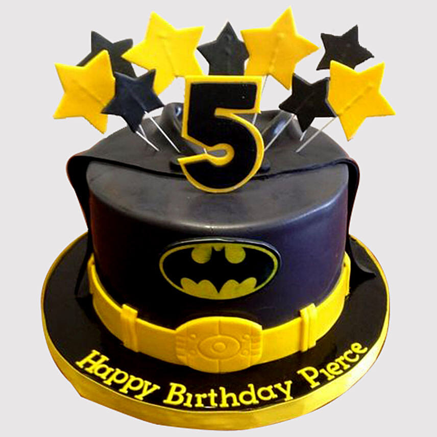 Starry Batman Truffle Cake