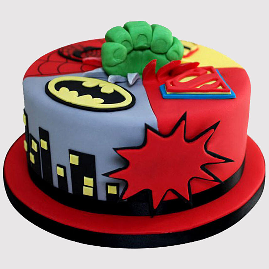 Superheroes Avengers Truffle Cake