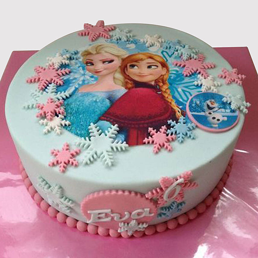 The Disney Frozen Truffle Cake