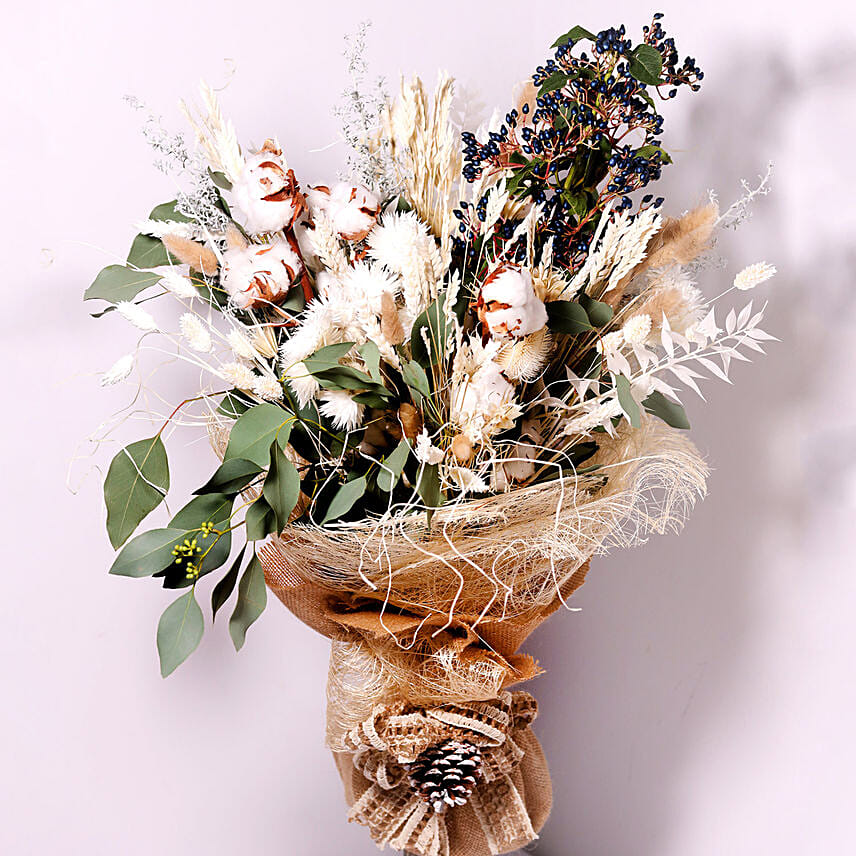 Dried on sale flower delivery