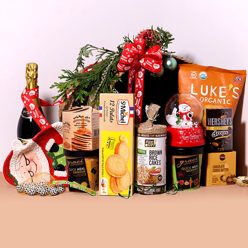 Sparkling Juice And Snack Hamper