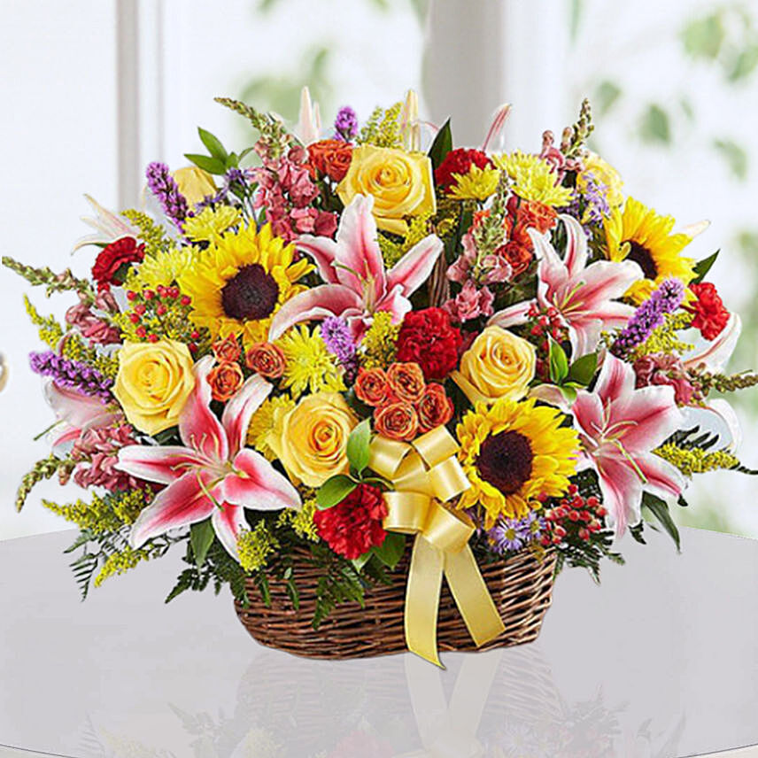 Flower Basket Vibrant