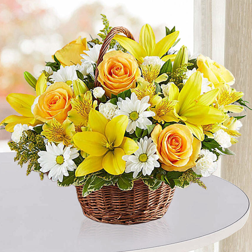 Sunshine Flower Basket