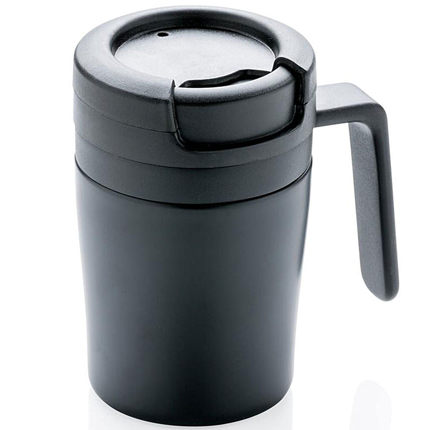 Double Wall Coffee Mug With Spill Proof Lid