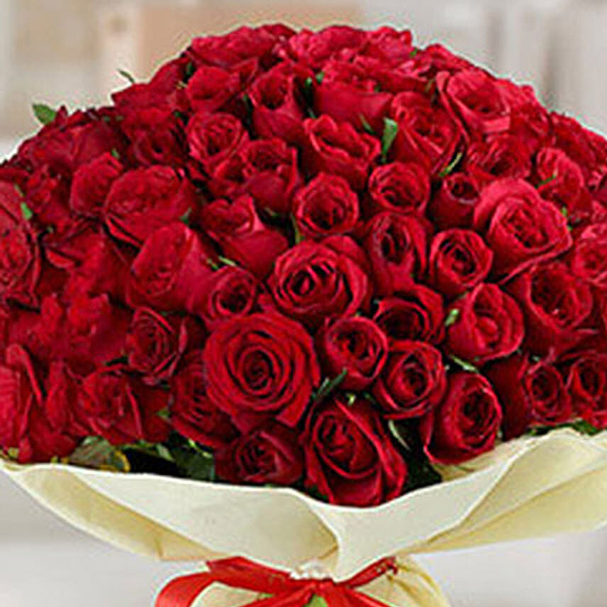 Online Premium Bouquet of 150 Red Roses Gift Delivery in UAE - FNP
