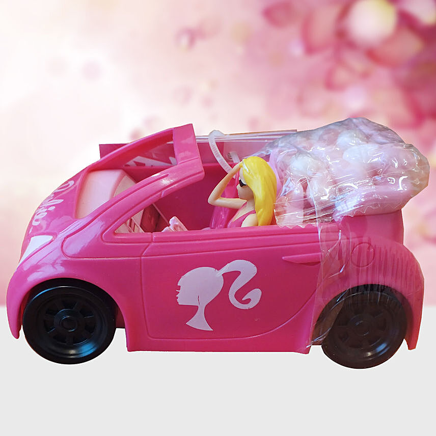 Barbie City Car Toy With Candies