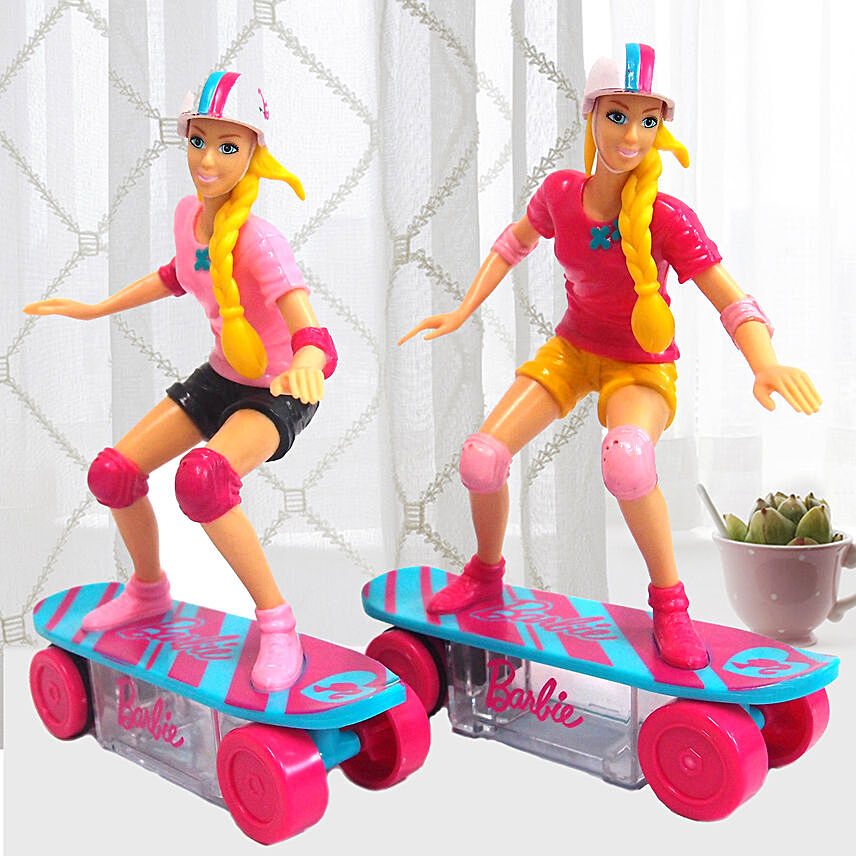 Barbie Skateboard Toy With Candies