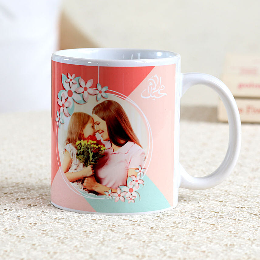 Personalised Floral Mug For Mom