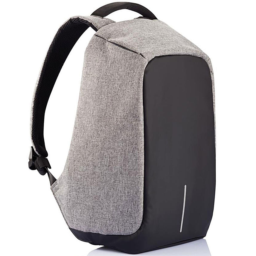 Grey Durable Polyester Anti Theft Bag