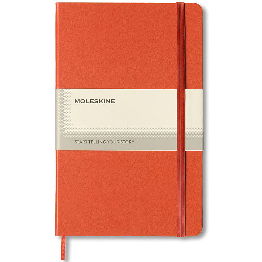 Red Large Ruled Hard Cover Notebook