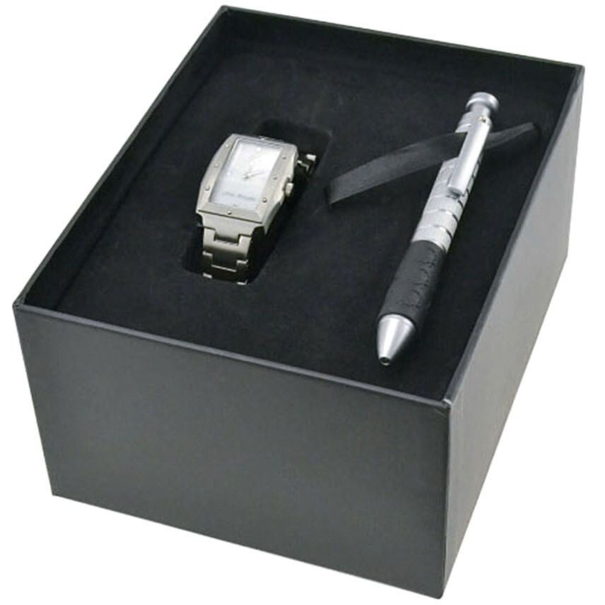 Ladies Watch and Ball Pen Combo