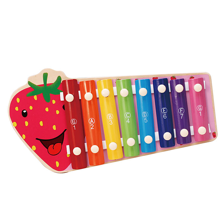 Educational Strawberry Hand Xylophone