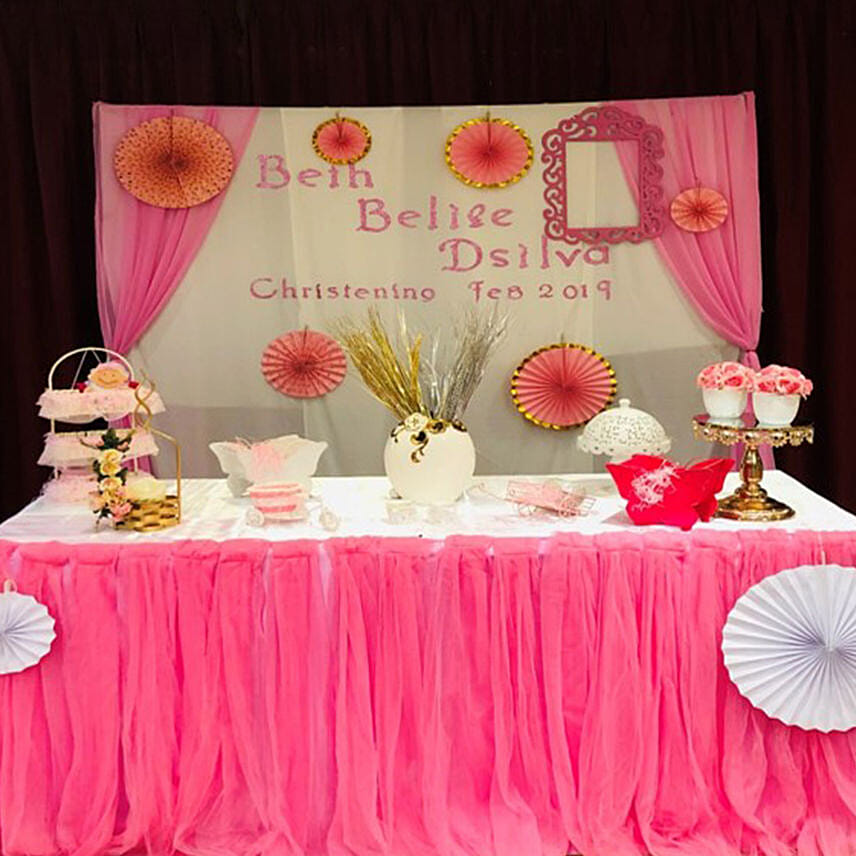 Baby Christening Decor