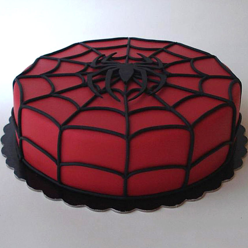 Spider Vanilla Cake