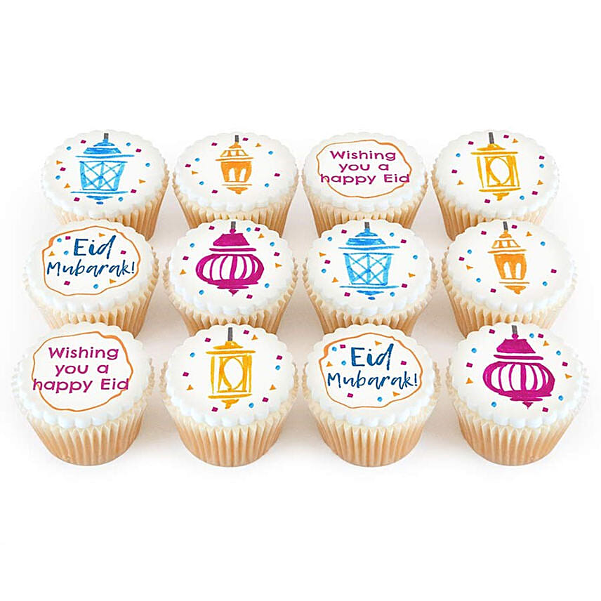 Eid Mubarak Theme Cup Cakes