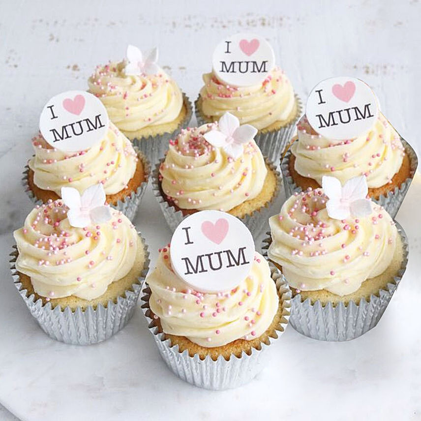 I Love MUM Cupcakes