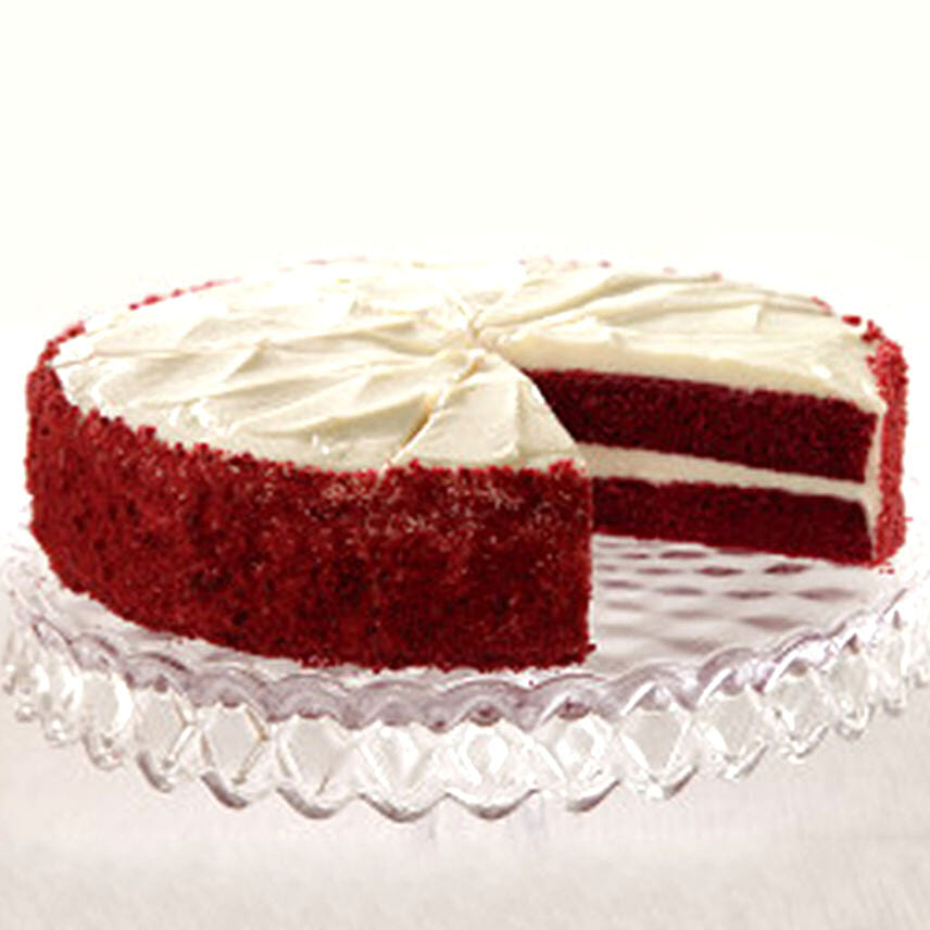 Frozen Two Layer Red Velvet Cake