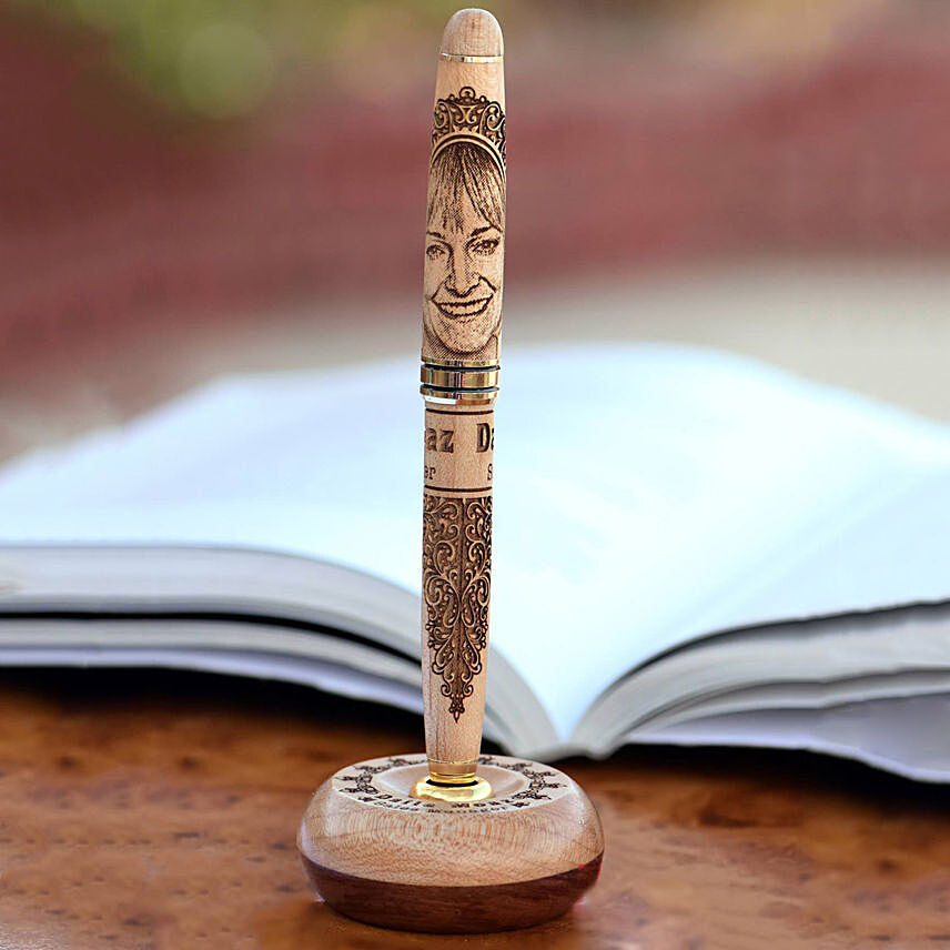 Personalised Wooden Pen for Her