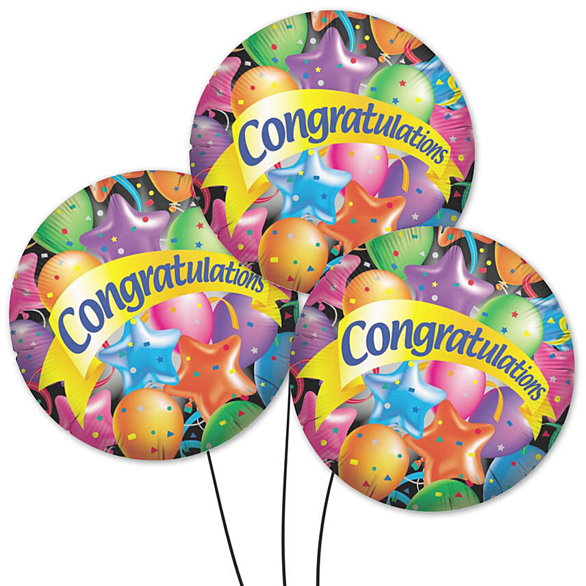 Congratulations Foil Balloons 3