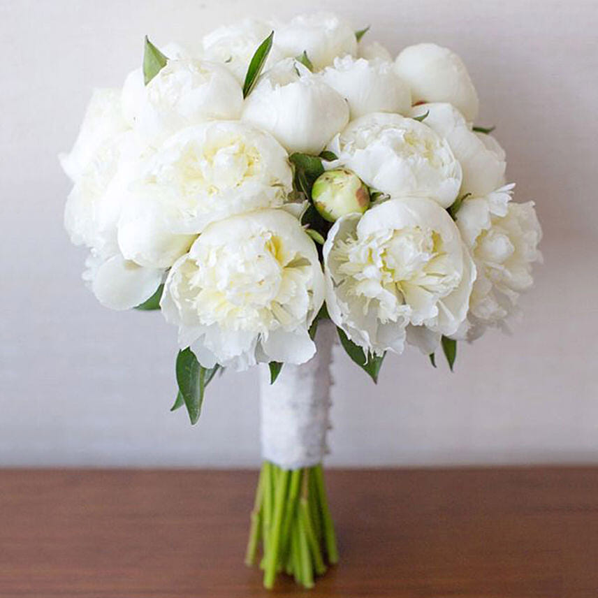 Peonies shop bridal bouquet