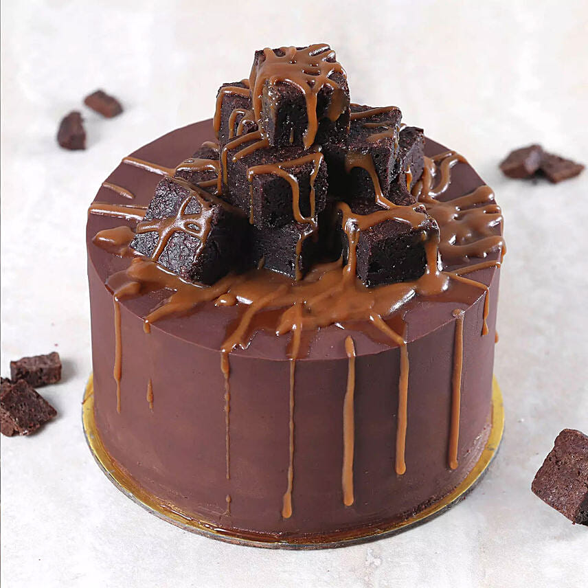 Special Brownie Caramel Cake 500 gm