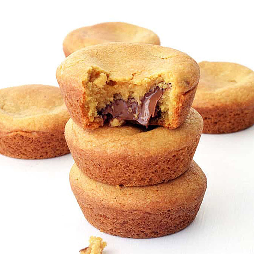 Nutella Lava Cookie Cups