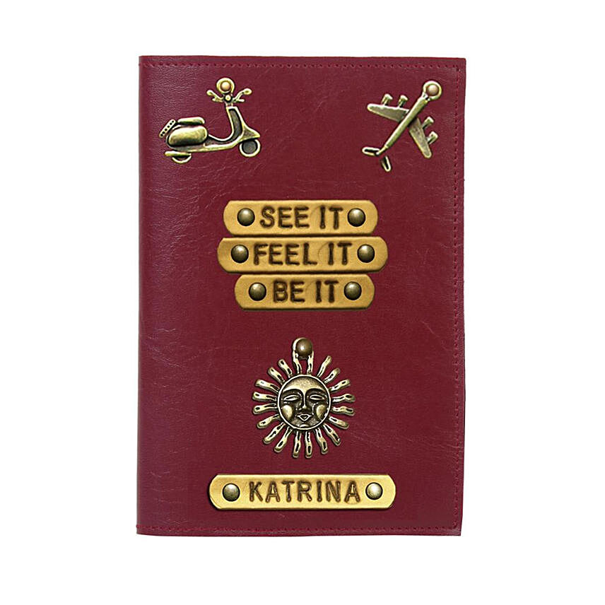Personalised Travel Lover Passport Cover