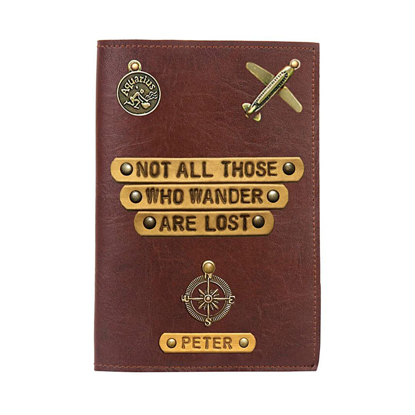 Personalised Wanderlust Passport Cover