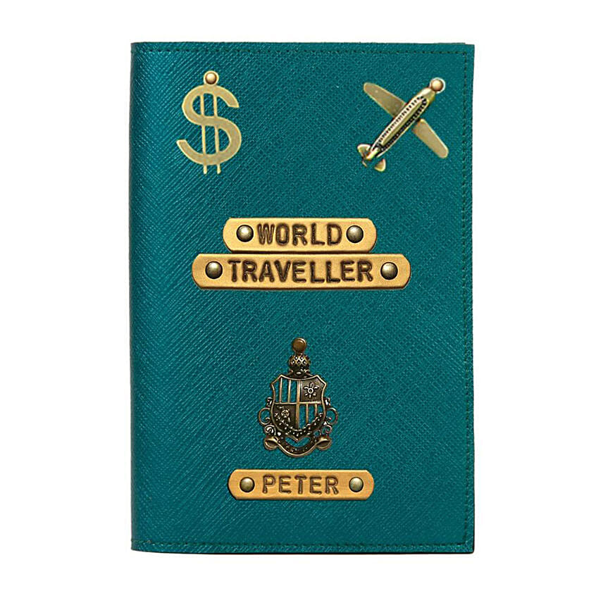 Personalised World Traveller Passport Cover