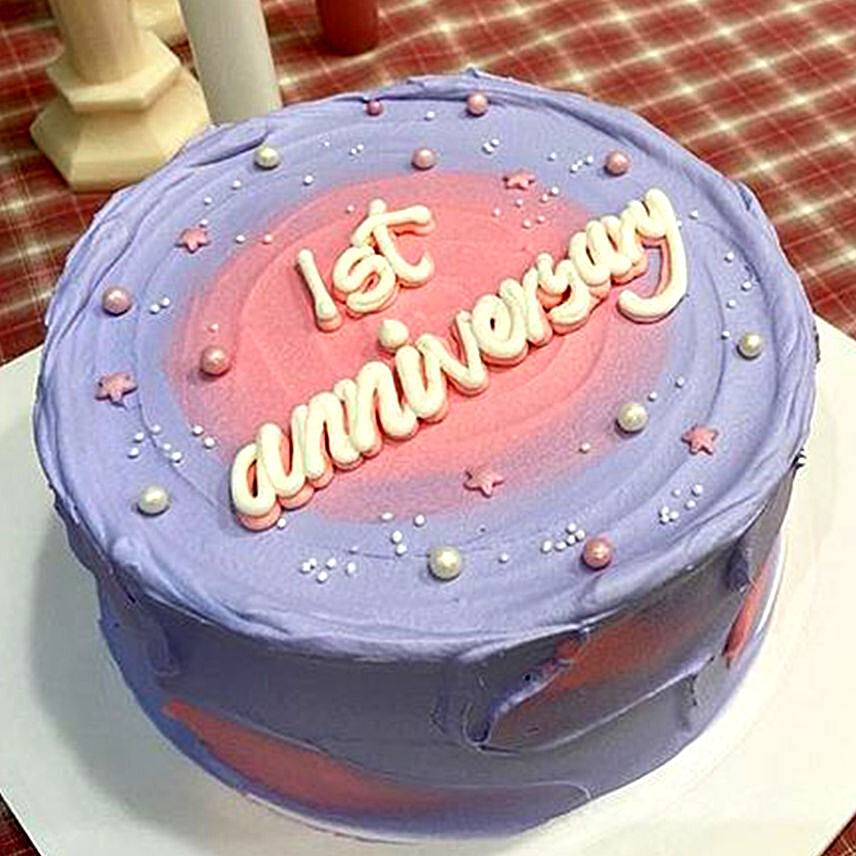 Special Anniversary Celebration Red Velvet Cake 1Kg