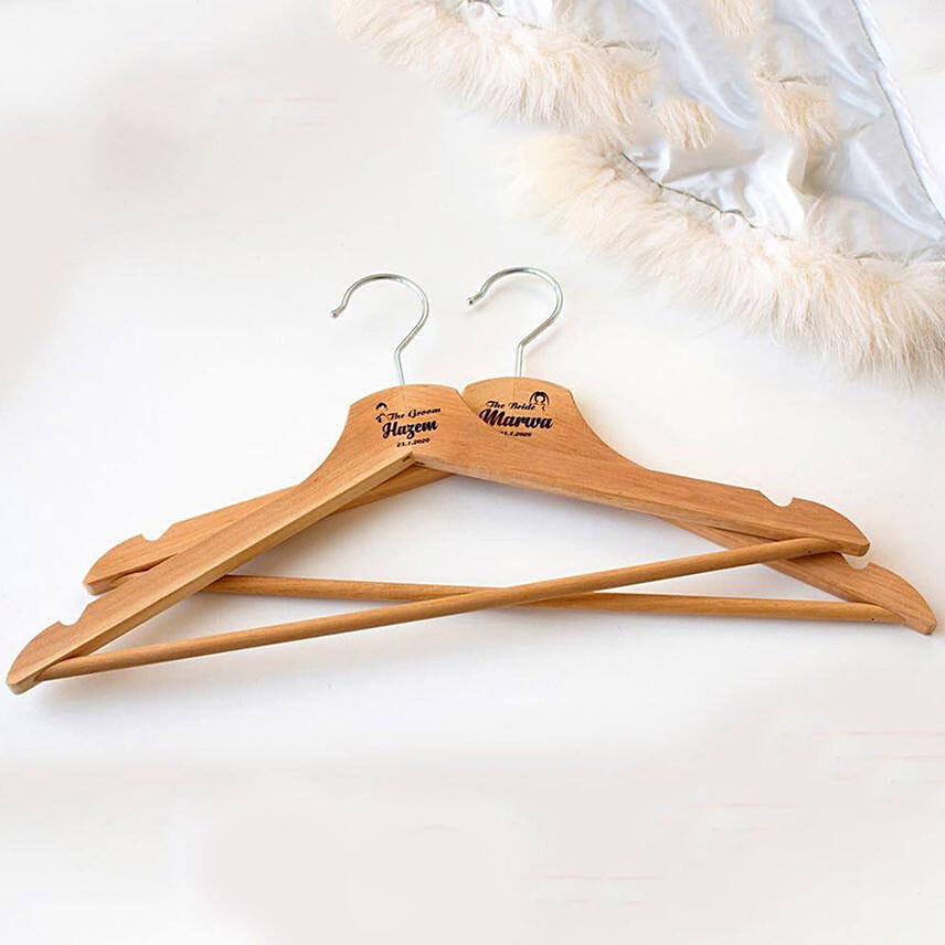 Personalised Engraved Wooden Hanger