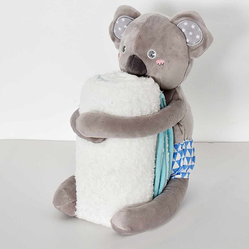 Kuala Soft Toy with Baby Blanket