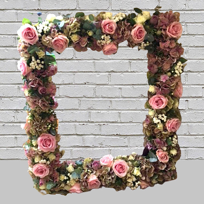 Floral Wooden Frame