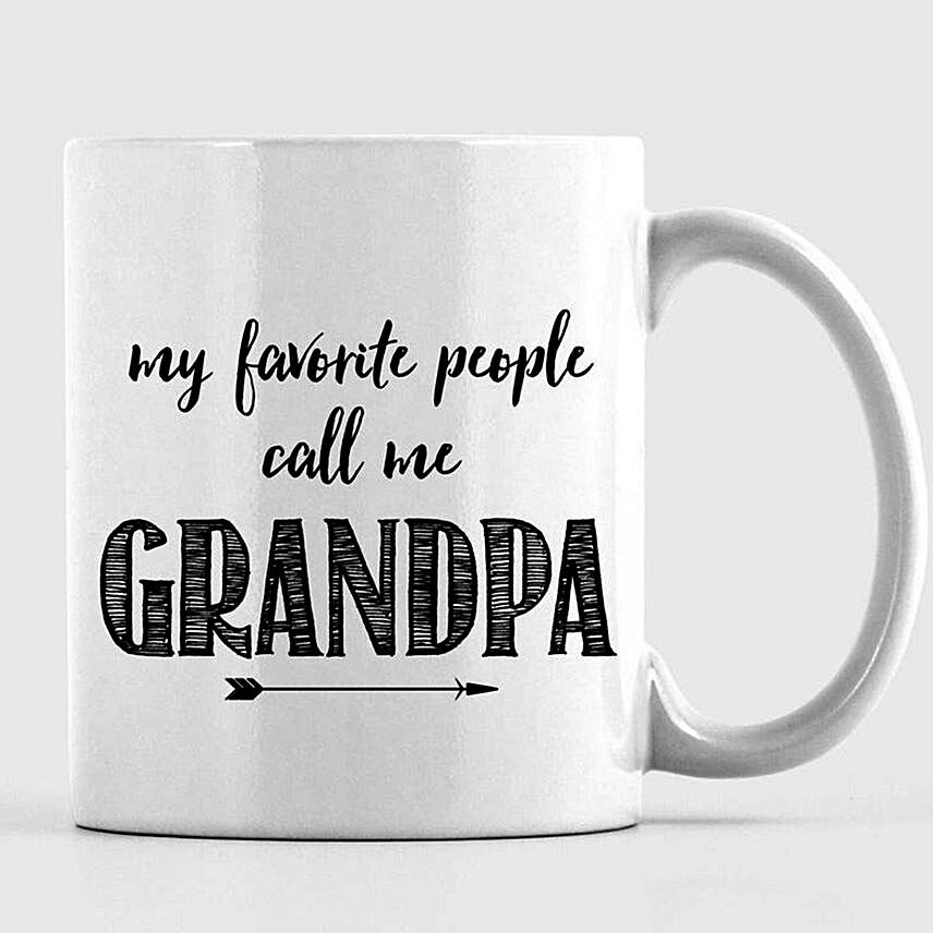 Call Me Grandpa Printed Mug