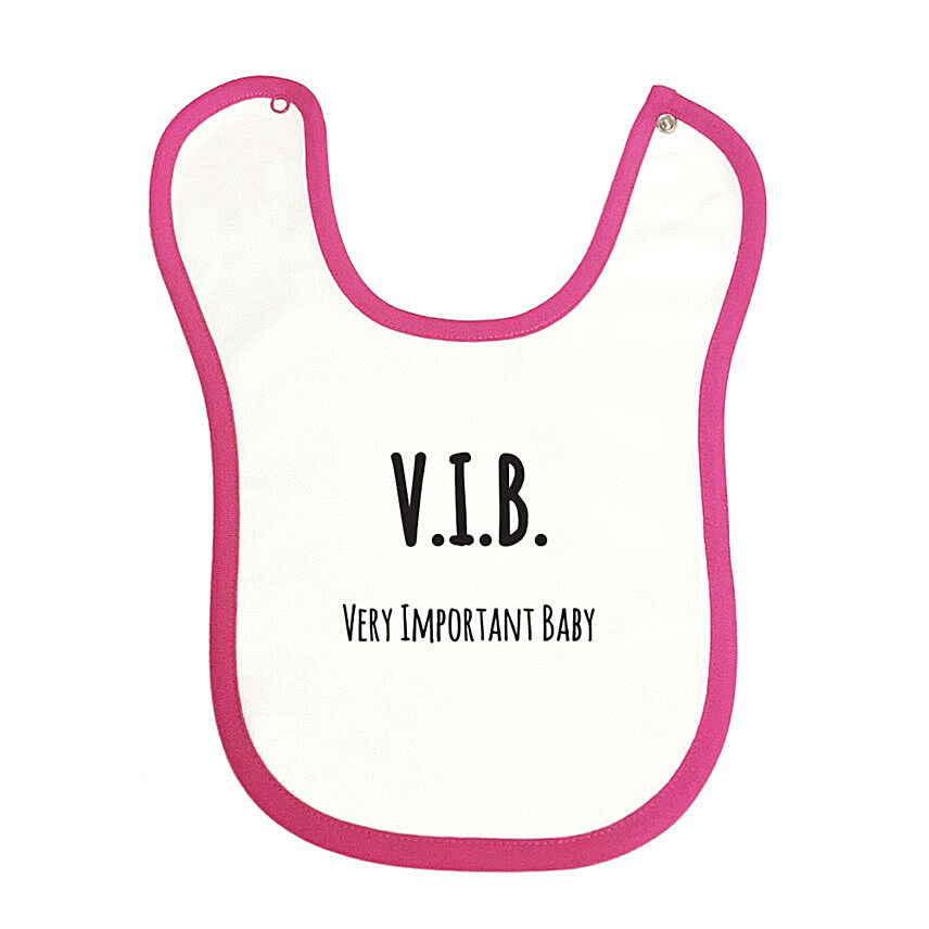 Very Important Baby Bib - Pink