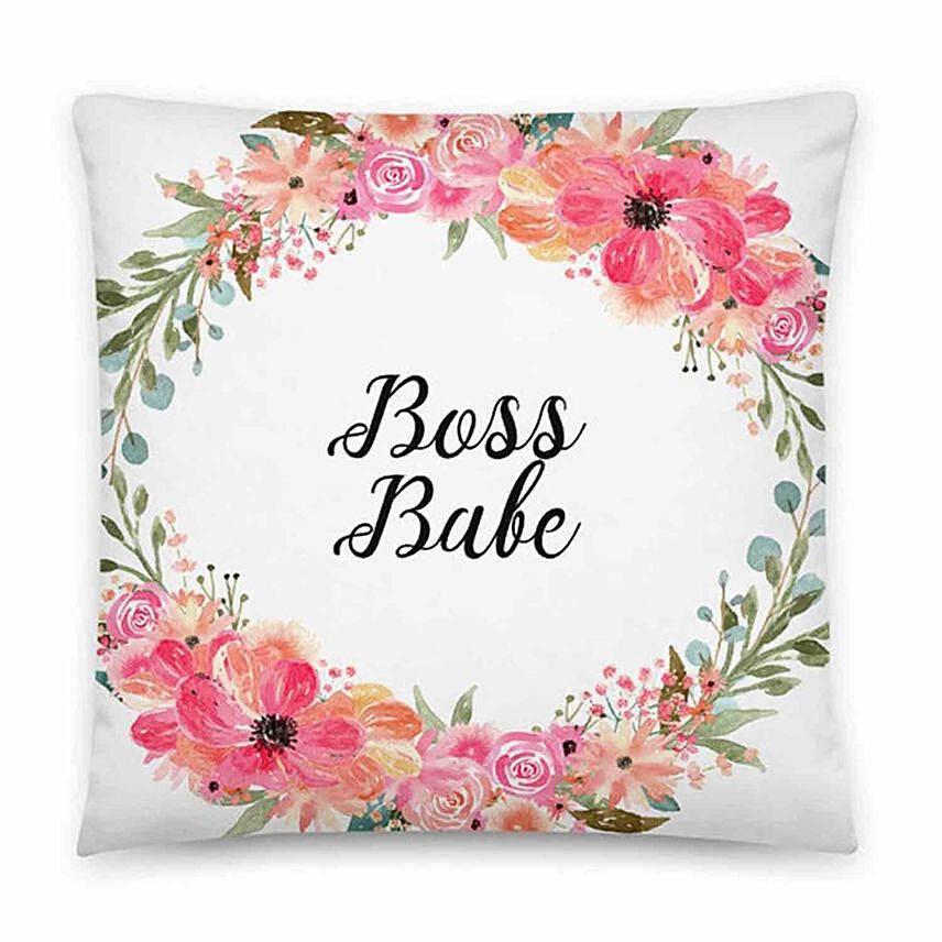 Boss Babe Printed Cushion
