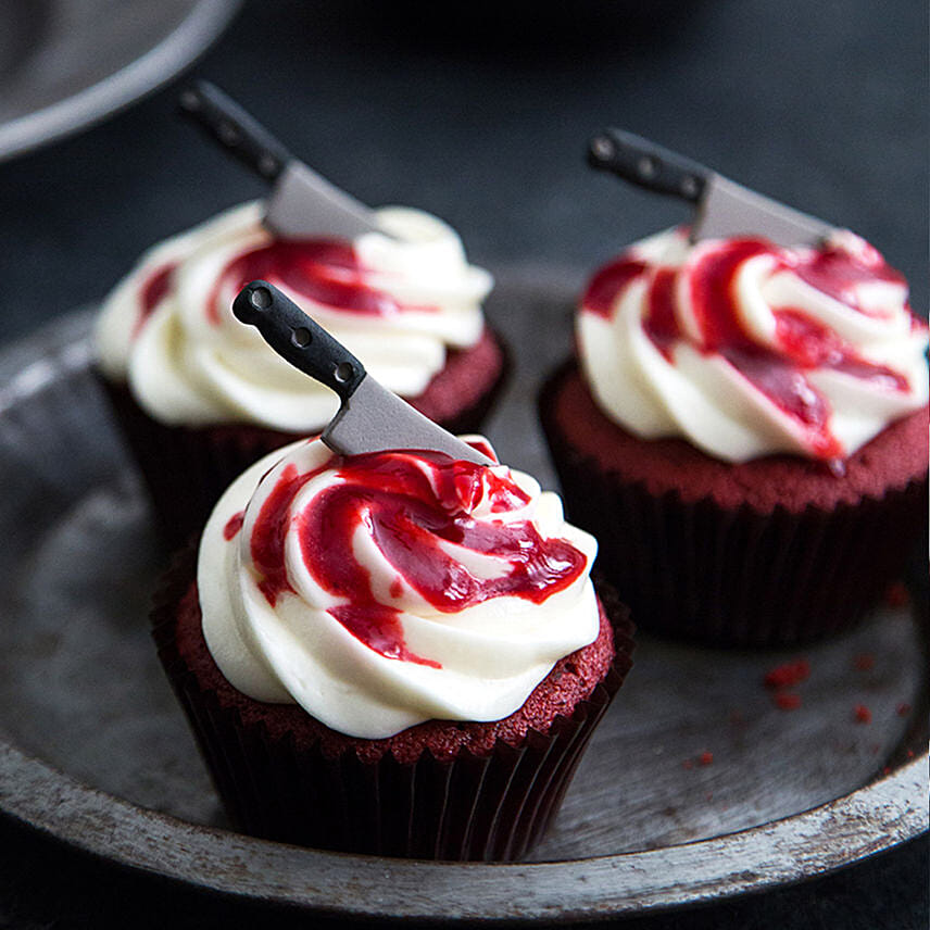 Blood Thursty Cup Cake 6 Pcs