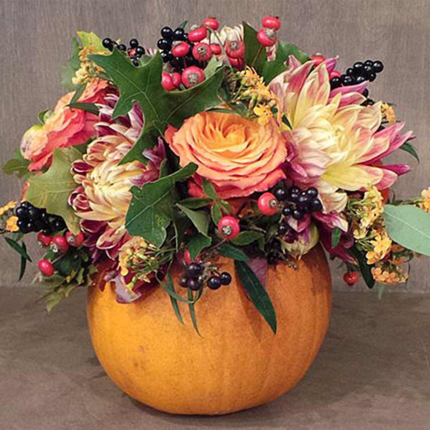 Monatge of Floral Beauty: Halloween Flowers