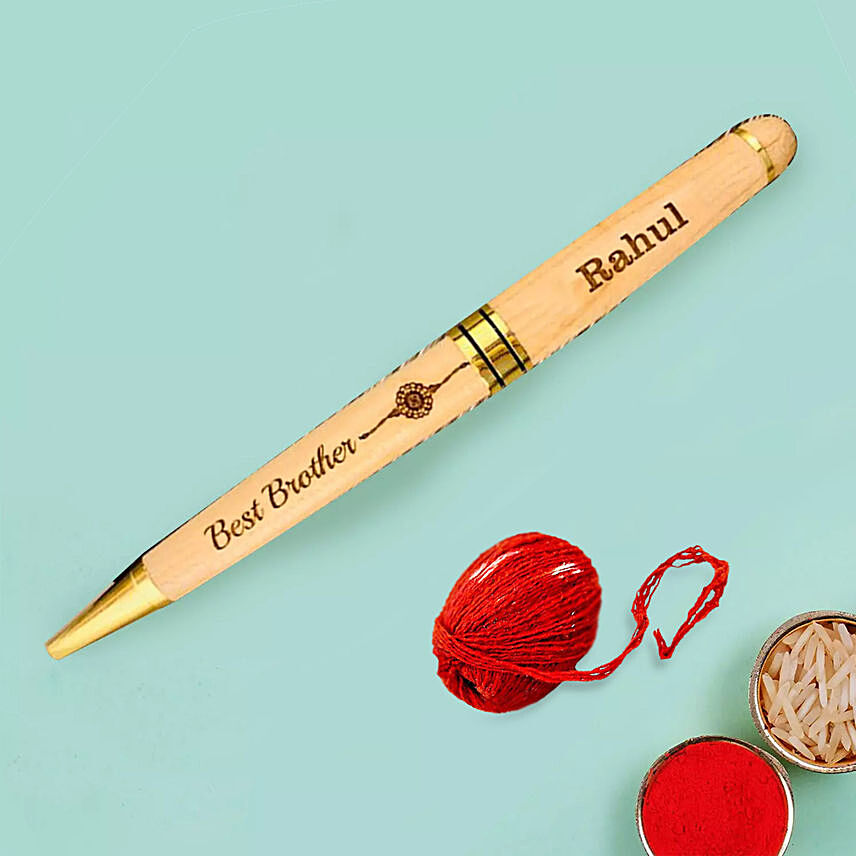 Engraved Pen for Bhaidooj